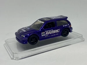 Hot Wheels 1990 Honda Civic EF Custom Paint Raybrig Decals Work Wheels - Bild 1 von 3