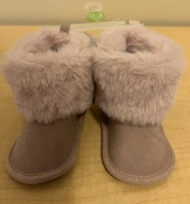 Botas Carter's Bebé Niña Rosa 0-3 Meses Piel Sintética Foto 1 de 4