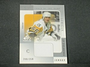 Mario Lemieux 2000-01 SP Game Used Tools of the Trade Jersey (200/350) Penguins