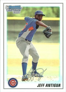 2010 Bowman Chrome Prospects Refractors Baseball Card #BCP13 Jeff Antigua /777