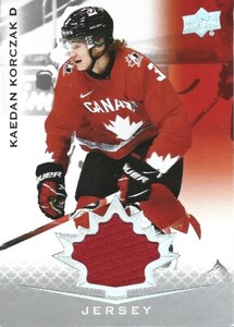 Kaedan Korczak #4 - 2021 Team Canada Juniors - Jersey Relics