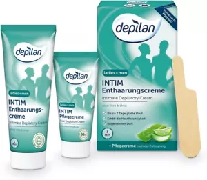 Intim Enthaarungscreme Männer Frauen depilan · extra sanfte Haarentfernung Intim - Bild 1 von 8