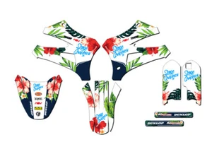 Kit de Gráficos 10-20 KING/FWE CX 50 TROPICAL Blanco Senge Compatible con Cobra - Imagen 1 de 10
