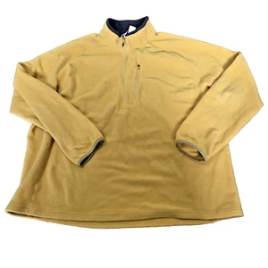 Kathmandu Mens Bio Fleece Half Zip Jumper Sweater Size XXXL Yellow - Picture 1 of 9
