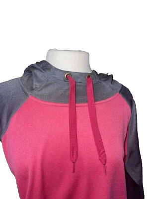 Sudadera con capucha para mujer Energy Zone gris rosa 1 X O Foto 1 de 4