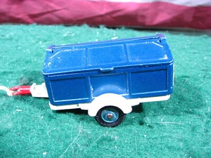 Rare GS10 Blue & White Corgi # 109 Pennyburn Diecast Workman's All-steel Trailer - Picture 1 of 10