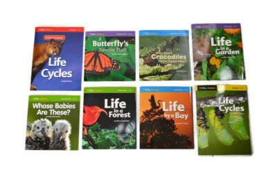 NATIONAL GEOGRAPHIC Life Cycle Readers Grades 1 & 2 Science Homeschool Books - Image 1 of 4