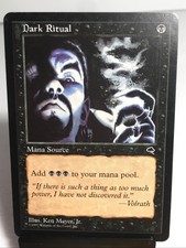 Dark Ritual Tempest NM Black Common MAGIC THE GATHERING MTG CARD MTG