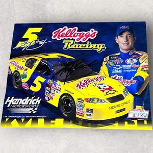 Kyle Busch HENDRICK MOTORSPORTS KELLOGGS #5 2005 ROOKIE autographed HERO photo - Picture 1 of 3