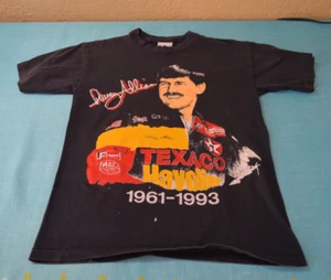 Davey Allison Racing Texaco Havoline 1961-1993 Black Winston Cup Double Sided S - Picture 1 of 13