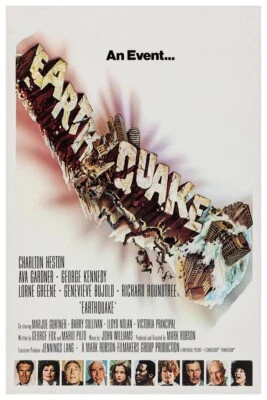 EARTHQUAKE - MOVIE POSTER 11"X17" OR 12"X18" BUY ANY 2 GET ANY 1 FREE!