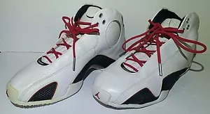 Taglia 12 - Air Jordan 21 OG White Varsity Red 313038 161 tutte pulite ottime plus - Foto 1 di 12