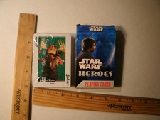 Star Wars Heroes Featuring 55 Heroic Characters deck of Playing Cards 2007