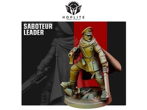 Saboteur Leader Coronel Commissar | Miniaturas Peregrinas Rojas | 28 mm - Imagen 1 de 3