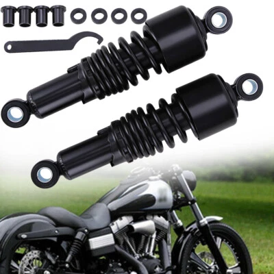 Amortiguadores traseros moto 10,5" para Harley Touring Sportster 883 1200 Dyna Foto 1 de 4