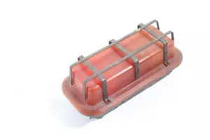 1 x alte Rückleuchte eckig mit Gitter Schutzgitter Vintage Oldtimer - Imagen 1 de 12