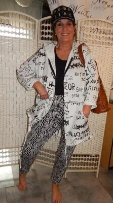 7/8 SchlupfHose Stretch Leggings*MAGNA*Lagenlook*HOME Office*ZEBRA*Gr. 44 bis 58 - Bild 1 von 4