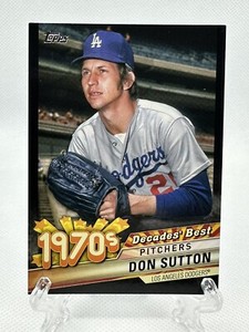 2020 Topps Decade's Best Black DB-39 Don Sutton /299 Los Angeles Dodgers