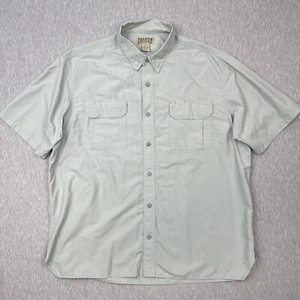 Duluth Action Standard Mens XL Vented Short Sleeve Shirt Gray - Picture 1 of 8