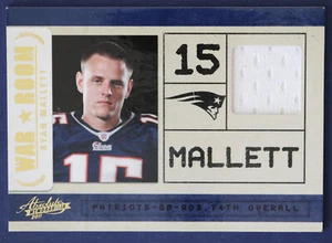 2011 Absolute Memorabilia War Room Materials #28 Ryan Mallett - Picture 1 of 2