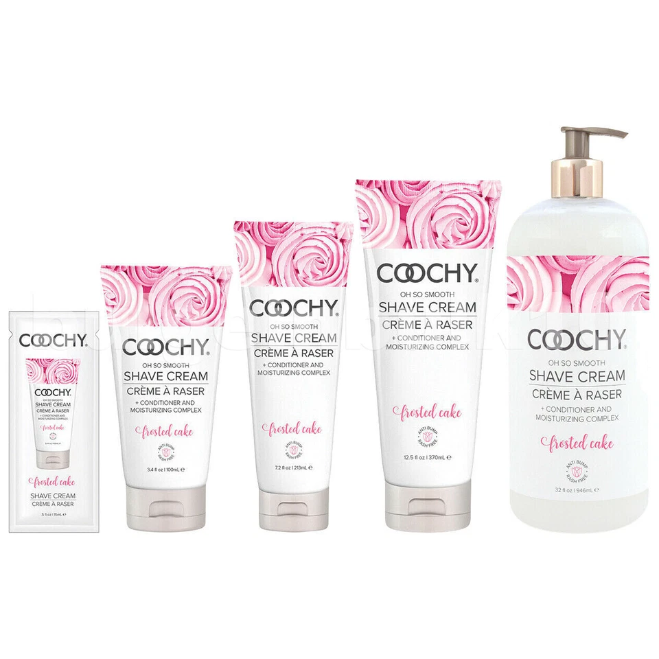 Coochy Rash Free Moisturizing Shave Cream ~ Frosted Cake - Choose Size - Image 1 of 1