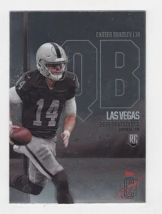 2024 TOPPS SIGNATURE CLASS ROOKIE CLASS 1 CHROME CARTER BRADLEY RAIDERS #RCV-71 - Picture 1 of 2