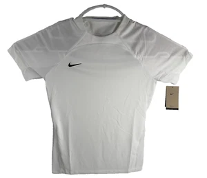 Camiseta de fútbol Nike Dri-FIT Strike III blanca para hombre talla pequeña DR0890-100 - Imagen 1 de 10