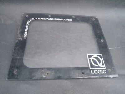 Q Logic High Performance Bandpass Subwoofer 3/8" Plexiglass Cabinet Cover - Image 1 of 4
