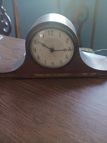 Vintage SETH THOMAS Mantel Clock - Lynton Electric Parts Cover