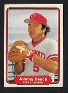 1982 Fleer Baseball Card #57 Johnny Bench – Cincinnati Reds  A1452 - Picture 1 of 2