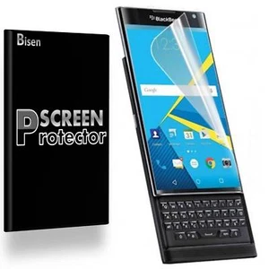 [3-PACK] BISEN Ultra Clear Full Cover Screen Protector For BlackBerry Priv - Picture 1 of 3