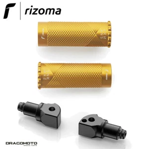 TRIUMPH Thruxton 900 ACE 2014-2015 Snake Footboards RIZOMA PE615G PE771B Gold Pass... - Picture 1 of 4