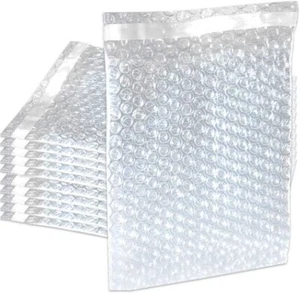 Bubble Pouch Out Bags Protective Wrap Pouches 3x5 4x5.5 4x7.5 6x8.5 8x11.5 12x15 - Picture 1 of 20