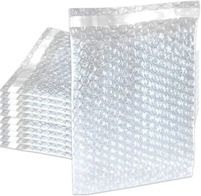 Bubble Pouch Out Bags Protective Wrap Pouches 3x5 4x5.5 4x7.5 6x8.5 8x11.5 12x15 - Image 1 of 4