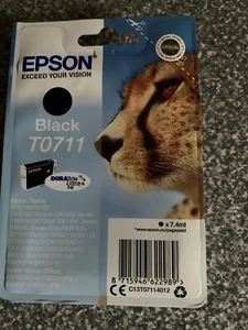 Original EPSON Tintenpatronen Black T0711 Stylus Epson D120 , D78, D92 - Bild 1 von 1
