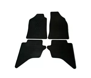 FORD RANGER 2007-2011 MAZDA BT-50 2007 2008 2009- BLACK VD646 CAR MATS RUBBER - Picture 1 of 6