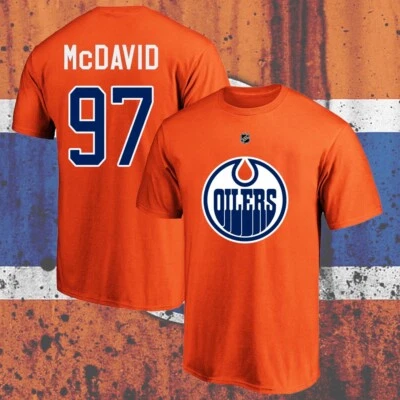 ¡NUEVO! Connor McDavid #97 Edmonton Team Engrasador Nombre y Número Jugadores Regalos Envío Rápido Foto 1 de 4
