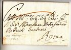 1765 lettera PARMA-ROMA+SEGNO POSTALE ROSSO+a MARCHESE Antonfranco SANTUCCI-D926