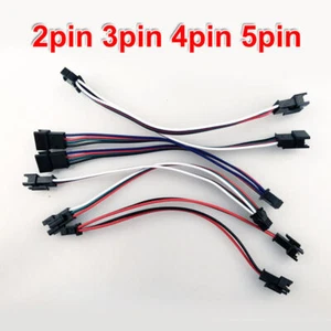1 Buchse auf 2 Stecker 2Pin 3Pin 4Pin 5Pin JST SM LED Streifen Stecker Splitter Kabel - Bild 1 von 20