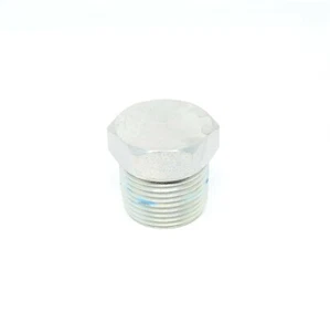 Steel 3/4" Male Npt Hex Head Pipe Plug Fitting Mpt Mip Water Air Oil Gas Liquid - Picture 1 of 5
