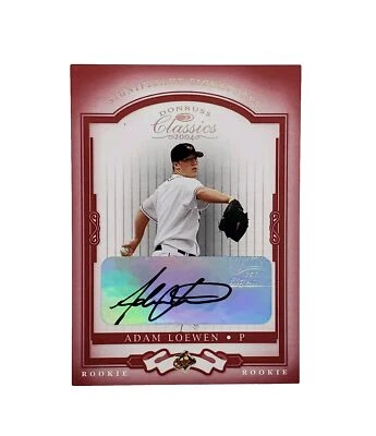 Donruss Classics Significant Signatures 2004 rojo #187 Adam Loewen automático/250  Foto 1 de 4
