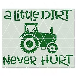 Farm Tractor Stencil – Agricultural, Farming, Country, Rustic, Machinery Art - Picture 1 of 4