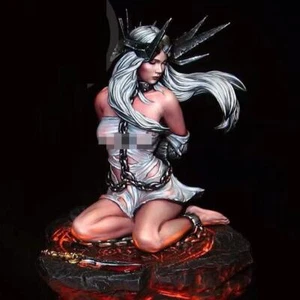 Figurine modèle blanc 1/24 personnage en résine modèle corps entier Fallen Angel Amitriel - Photo 1/4