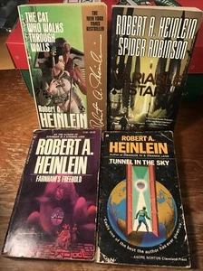 Robert A. Heinlein Vintage Science Fiction 4 Paperback Novel Lot Free Shipping - Bild 1 von 12