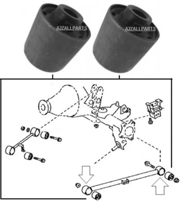 FOR LEXUS GX470 TOYOTA PRADO 03 04 05 06 07 08 REAR BACK LOWER ARM ROD BUSH SET - Picture 1 of 1