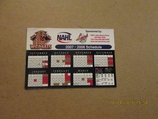 NAHL Wichita Falls Wildcats 2007-2008 Magnet Schedule