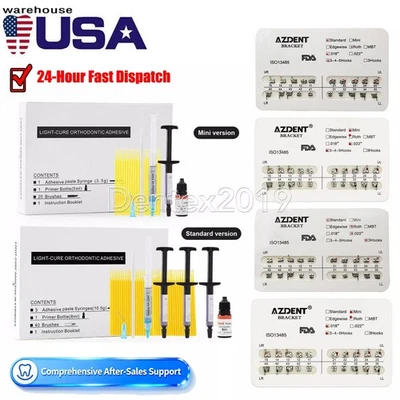 Kit/suportes de resina composta para cola ortodôntica dental luz cura - Imagem 1 de 4