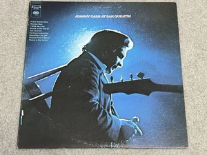 Johnny Cash At San Quentin Vinyl Record CS 9827 Vintage Music Album - Imagen 1 de 6