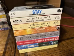 Vintage Cassette Tape Lot - 90s Classic Rock & Pop Singles Females Women - Picture 1 of 2