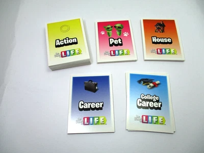 Juego de mesa The Game of Life Mascotas barajas de cartas de repuesto - Juego completo todas las cartas Foto 1 de 4